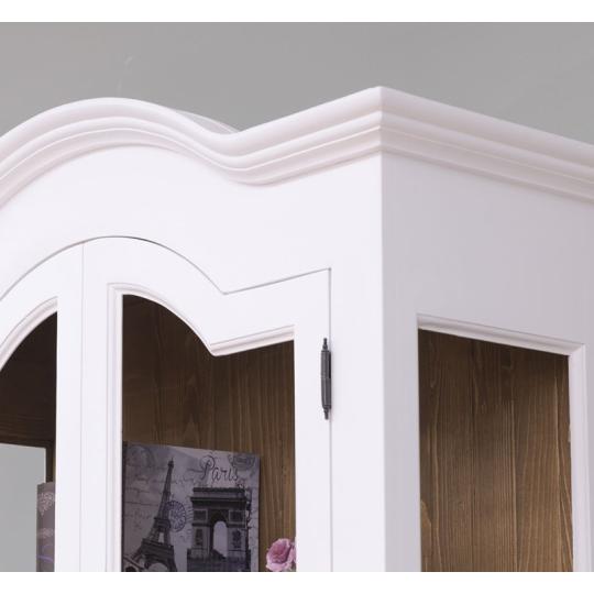 biela anglicka shabby chic zakrivena vitrina mediteransky country kniznica oblukova elegantna vidiecka vidiecky nabytok obyvacka kuchyna masivny.jpg